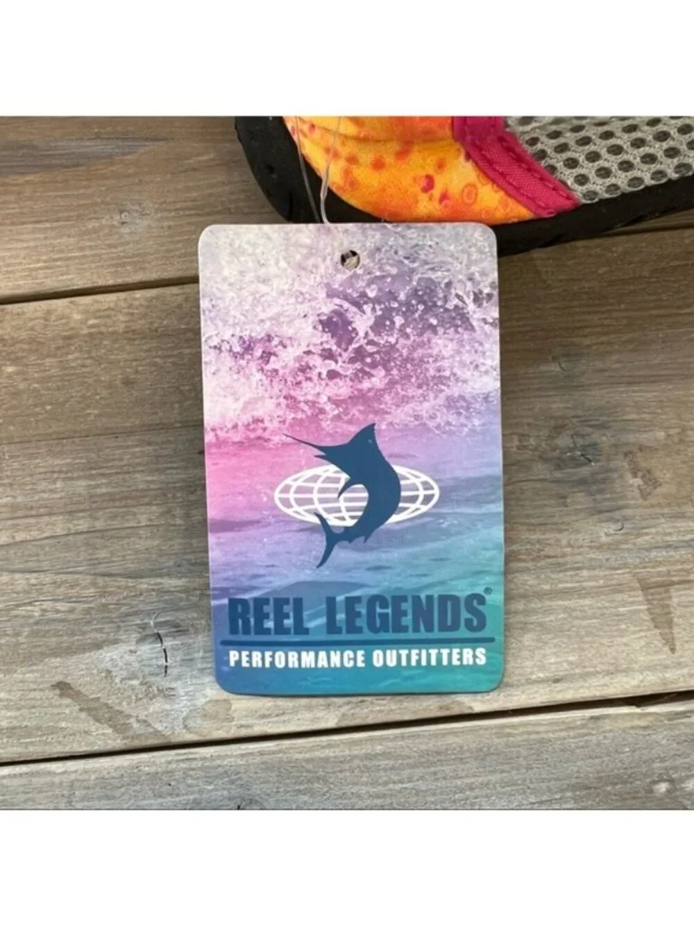 NWT Reel Legends Girls Pink & Orange Water Shoes Sz 4